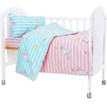 Комплект постельного белья в кроватку SoundSleep Pink Dreams ранфорс (93524360): Тип постельный комплект