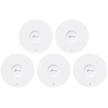Точка доступу Wi-Fi TP-Link EAP613 5-Pack: Максимальна швидкість 574+1201 Мбит/с