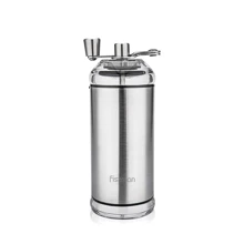 Кофемолка ручная Fissman 16 см (8253): Цвет серебристый