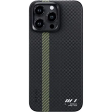 Чехол для iPhone Pitaka MagEZ Case 5 Break The Line (KI1501BTLM) for iPhone 15 Pro Max: Цвет серый