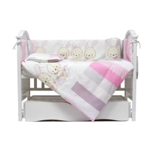 Комплект постельного белья Twins Dolce Друзья зайчики розовый (4060-D7-002): Тип постельный комплект