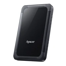 Внешний жесткий диск Apacer AC532 1 TB Black (AP1TBAC532B-1): Размеры, мм 132.4 x 82 x 16.1