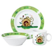 Детская посуда Limited Edition HAPPY DAY 2 Набор 3 предмета (D111027): Материал керамика
