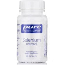 Pure Encapsulations Selenium Citrate, 60 Capsules (PE-00458): Тип Селен
