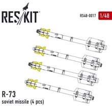 Набор RESKIT Управляемая ракета класса воздух-воздух R-73 4 шт. (RS48-0017): Производитель RESKIT