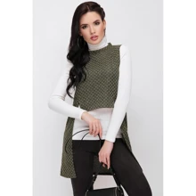Жилет FashionUp KD-1616B-42 42 зелений: Склад акрил, бавовна