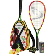 Набор Speedminton Set S600 red/green: Вид Набор (ракетка + волан)