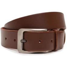 Чоловічий ремінь Borsa Leather коричневий (V1125FX40-brown): Стать Мужской