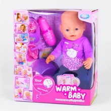 Пупс Warm Baby WZJ 058 A-588 10 функций, с аксессуарами: Производитель Warm Baby