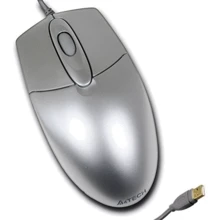 Мышь A4tech OP-720 Silver-USB: Интерфейс подключения проводная USB