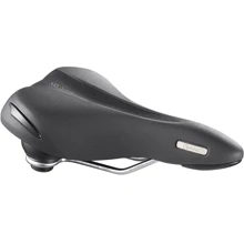 Седло Selle Royal Premium OPTICA MODERATE, 3D Skingel, обивка Black Astrale, 271х169мм, 540г, эластомеры, мужское, чёрное: Анатомическая выемка Есть