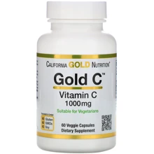 California Gold Nutrition Gold C, Vitamin C, 1,000 mg, 60 Veggie Capsules: Тип Витамин C