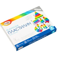 Пластилин Классический Гамма со стеком, 160 г, 8 цветов: Производитель Гамма