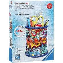 Пазл 3D Ravensburger Girly Girl Подставка для карандашей Граффити 54 элемента: Вид абстракционизм