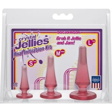 Набір анальних пробок Doc Johnson Crystal Jellies Anal Initiation Kit - Pink: Для кого унісекс