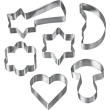 Набор формочек для печенья Metaltex 6 шт. (252350): Материал нержавеющая сталь