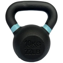 Гиря Toorx 10 кг із гумовою підставкою Black (KGV-10) (931119): Вага, кг 10