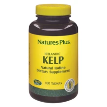 Natures Plus Icelandic Kelp 300 tabs Ламинария, натуральный йод: Форма выпуска Таблетки