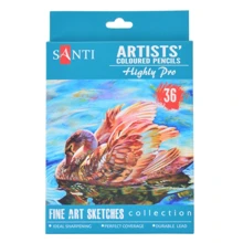 Карандаши цветные 36 цв. Santi Highly Pro 742393: Тип Цветные