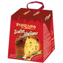 Панеттоне Fontana классический с изюмом 500 г (8005505005774): Вес нетто 500 г