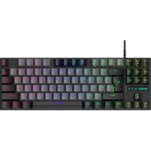 Клавиатура GamePro MK100B Blue Switch LED USB Black (MK100B): Подключение проводное