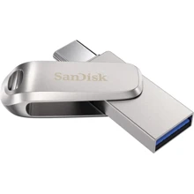 USB-флешка SanDisk 1TB Ultra Dual Luxe USB 3.2+USB-C Silver (SDDDC4-1T00-G46): Стандарт USB USB Type-C / USB 3.2
