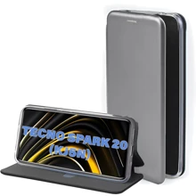 Чехол для телефонов BeCover Book Exclusive Gray for Tecno Spark 20 (KJ5n) (711243): Совместимость Tecno Spark 20 (KJ5n)