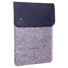 Gmakin Case Slim Felt Two Buttons Blue/Grey (GM65-12) for MacBook 12": Цвет Синий (Blue)