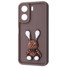 Чохол для телефона Mobile Case Pretty Things Brown/Rabbit for Xiaomi Redmi 13C 4G / Poco C65: Сумісність Xiaomi Redmi 13C 4G / Poco C65