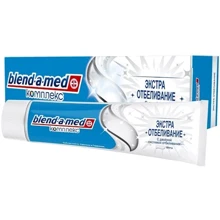 Blend-a-med Зубная паста Комплекс Экстра отбеливание Мята 100 ml: Назначение Комплексная защита, Отбеливание