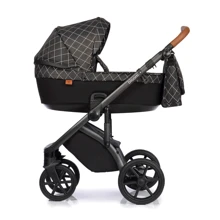 Универсальная коляска 2 в 1 Roan Bloom 9023-RB-24, Matrix, черный: Тип коляски Универсальная коляска (2-в-1)