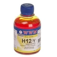 Чернила WWM HP №10/ 11/12/13/14/82 (Yellow) (H12/Y): Цвет Yellow