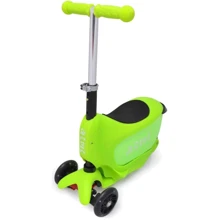 Беговел-Самокат Maraton Scooter 130 (Зеленый): Количество колес 3