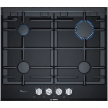 Варильна поверхня газова Bosch PRP6A6D70: Розташування панелі спереду