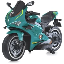 Детский электромотоцикл 2 колесный Bambi Racer Ducati зеленый (M 5056EL-5): Вид мотоцикл