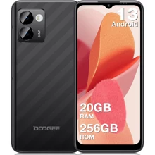 Смартфон Doogee N50 Pro 8/256GB Black: Дисплей 6.52" IPS (1600x720) / 269 ppi