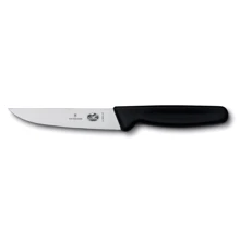 Кухонний ніж Victorinox Carving вузьке з чорною ручкою 12см (5.1803.12): Лезо нержавіюча сталь