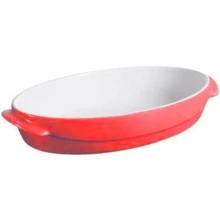 Жаропрочное стекло Форма Pyrex WAVE Red C301B05 овал. (20x13см): undefined undefined