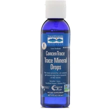 Trace Minerals Research ConcenTrace, Trace Mineral Drops, 4 fl oz (118 ml) (TMR-00006): Тип Мультиминералы