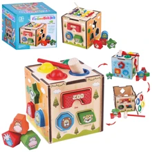 Центр розвиваючий Tree Toys куб 2 види (MD 0840): Тип бизиборд