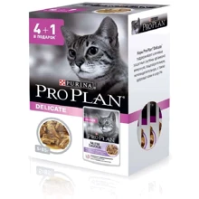 Влажный корм Pro Plan Delicate Nutrisavour с индейкой 5x85г (7613036684446): Тип Влажный корм