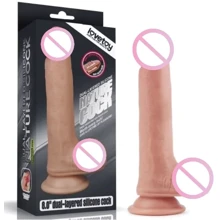Фаллоимитатор с мошонкой LOVETOY 8" Dual layered Platinum Silicone Cock: Назначение Вагинальные