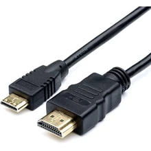 Кабель и переходник Atcom HDMI A-C mini 2 м Black (14156): Тип кабель