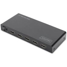Кабель и переходник Digitus HDMI (INx1 - OUTx4), 4K, black (DS-45325): Тип Разветвитель