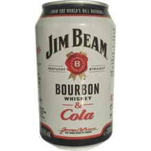 Напиток алкогольный Jim Beam bourbon Whiskey-Cola ж/б 0.33л (PLK5060045581280): Объем, л 0.33