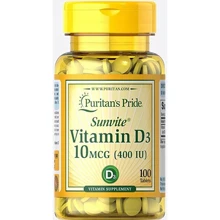 Puritan's Pride Vitamin D3 400 Iu Softgels, 100 Count: Тип Витамин D