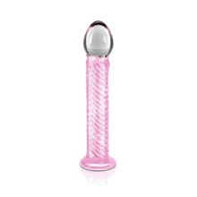 Стеклянный фаллоимитатор Love Toy Glass Romance Dildo Pink: Назначение Вагинальные
