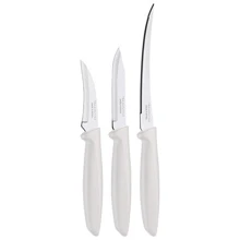 Набор кухонных ножей Tramontina Plenus Light Grey 3 пр. (23498/312): Наименование Набор кухонных ножей