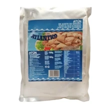 Тунец в подсолнечном масле BAY MAR Atun atlantico, 1000/950 г (пакет): Вес нетто 950 г