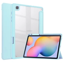 Аксессуар для планшетных ПК BeCover Case Book Soft Edge with Pencil mount Light Blue for Samsung Galaxy Tab S6 Lite 2024 P620/P625/P627 (710841): Цвет голубой